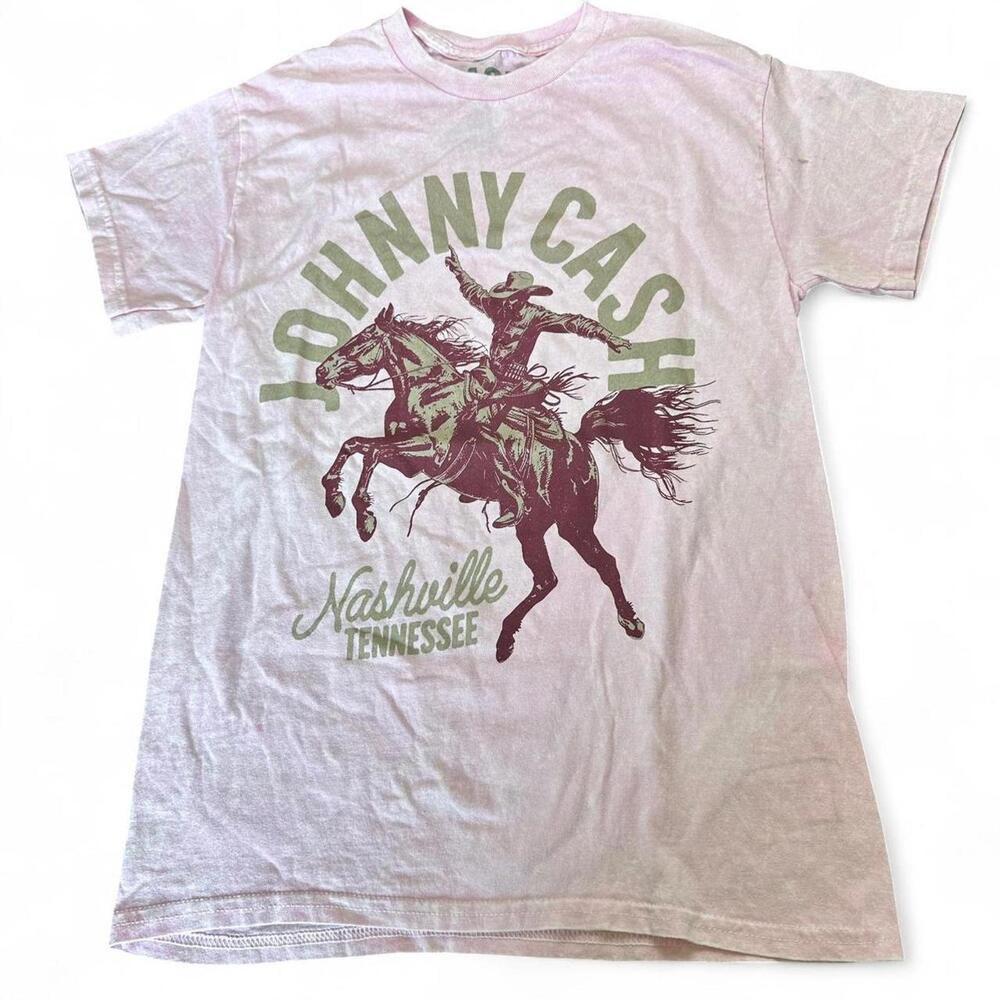 Johnny Cash Nashville Tee - Size Small